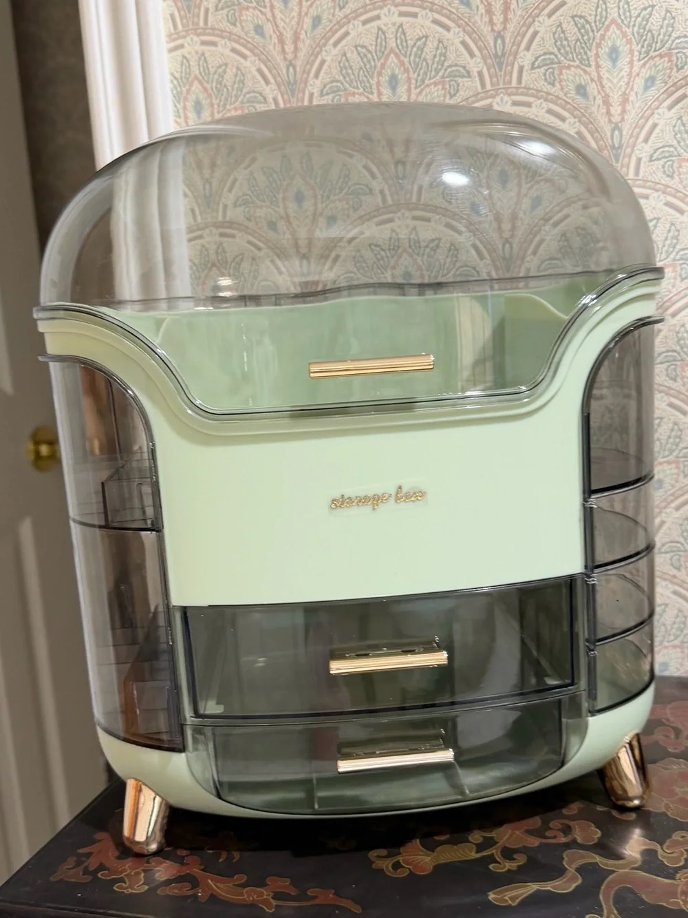 Mint Green Multi-Drawer Storage Organizer